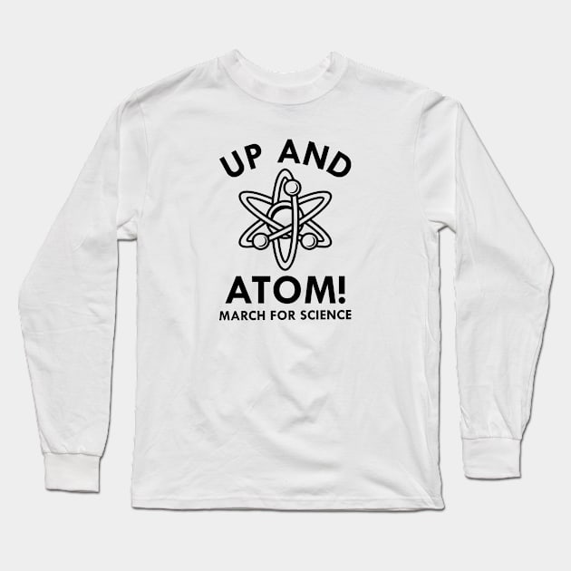 Up And Atom! Long Sleeve T-Shirt by VectorPlanet